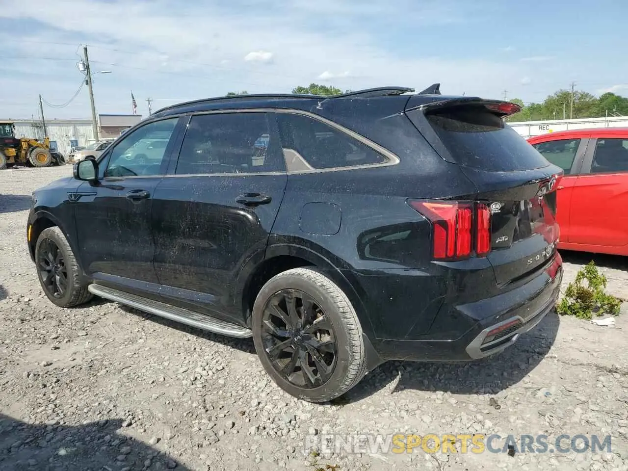 2 Photograph of a damaged car 5XYRKDLF0MG028244 KIA SORENTO 2021