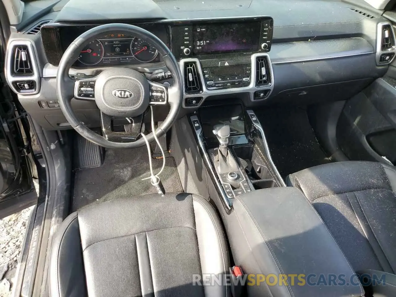 8 Photograph of a damaged car 5XYRKDLF0MG028244 KIA SORENTO 2021