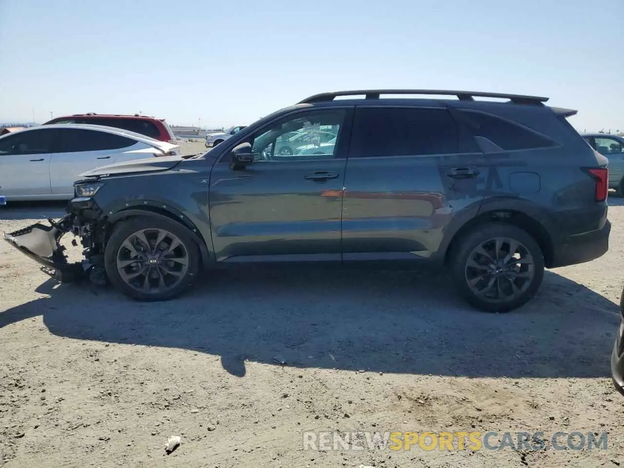 2 Photograph of a damaged car 5XYRKDLF1MG011579 KIA SORENTO 2021