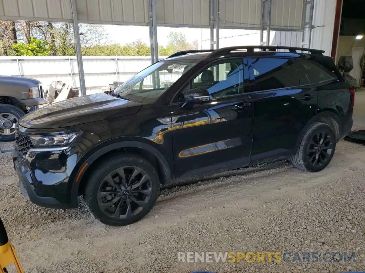 1 Photograph of a damaged car 5XYRKDLF1MG027894 KIA SORENTO 2021