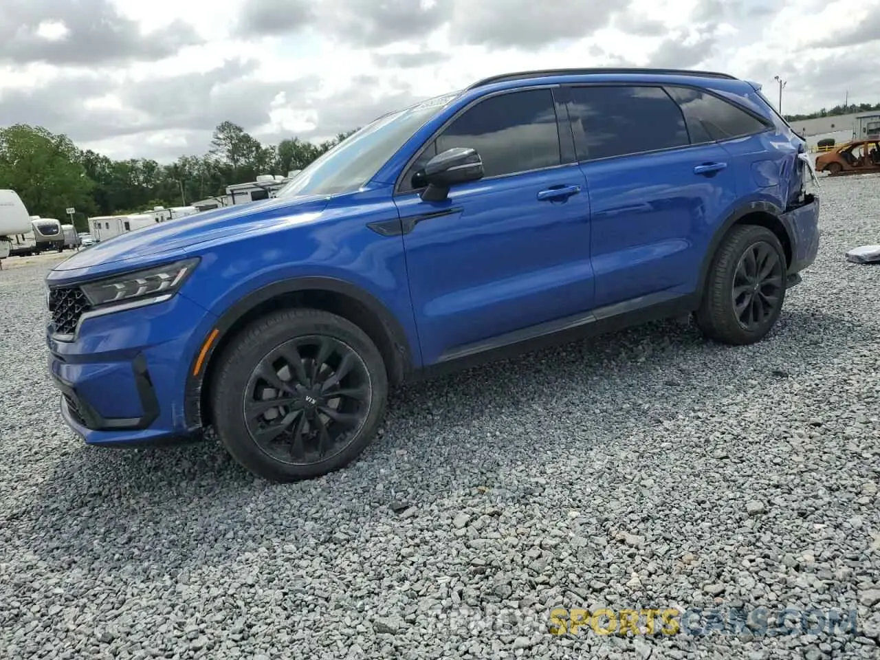 1 Photograph of a damaged car 5XYRKDLF1MG055145 KIA SORENTO 2021