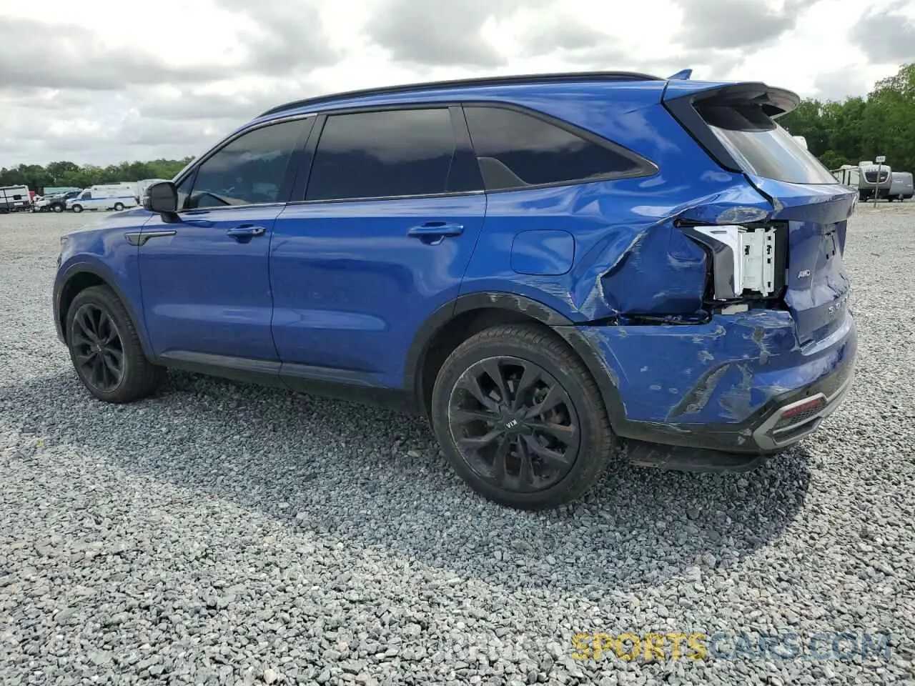 2 Photograph of a damaged car 5XYRKDLF1MG055145 KIA SORENTO 2021
