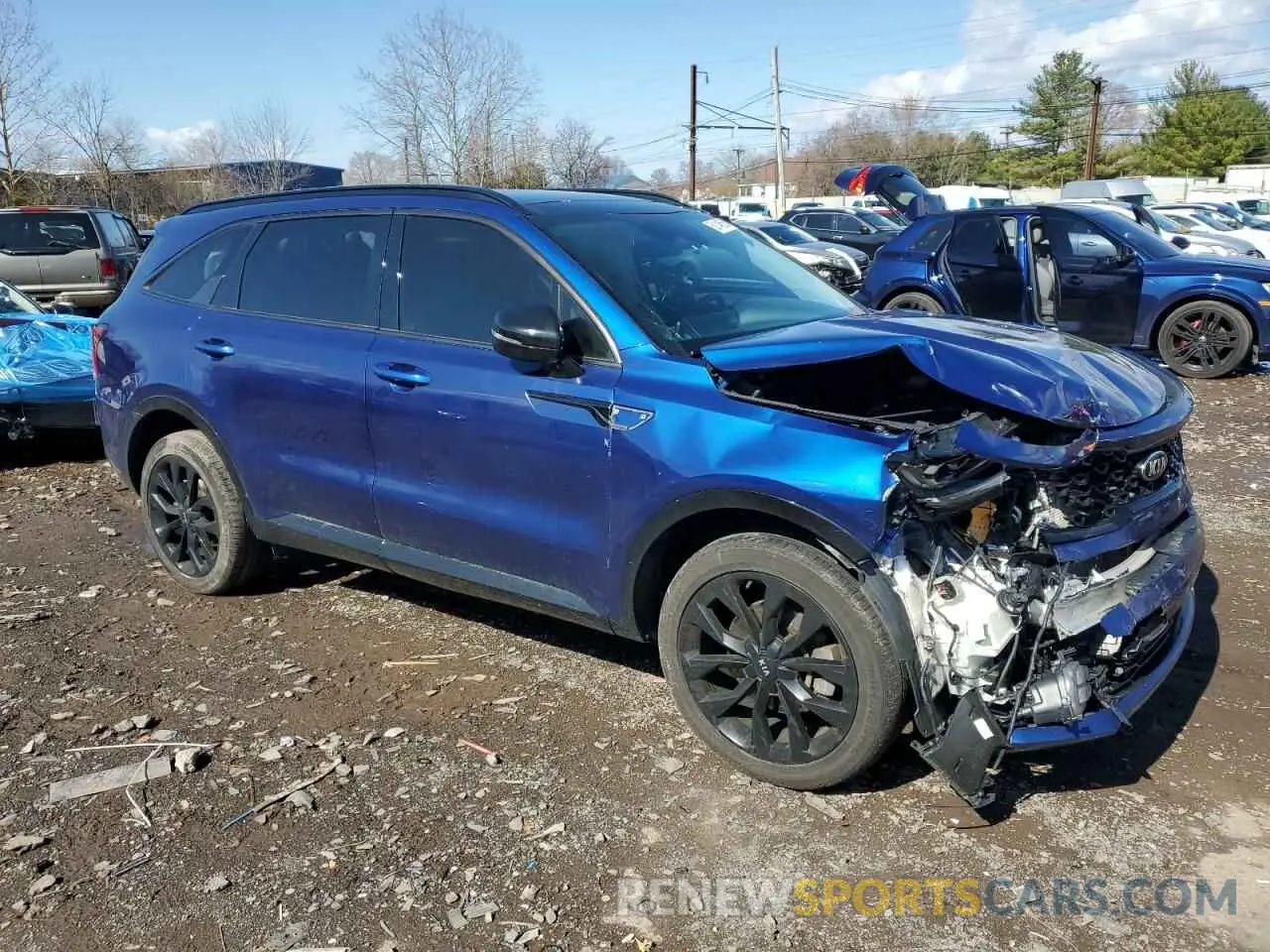 4 Photograph of a damaged car 5XYRKDLF2MG014720 KIA SORENTO 2021