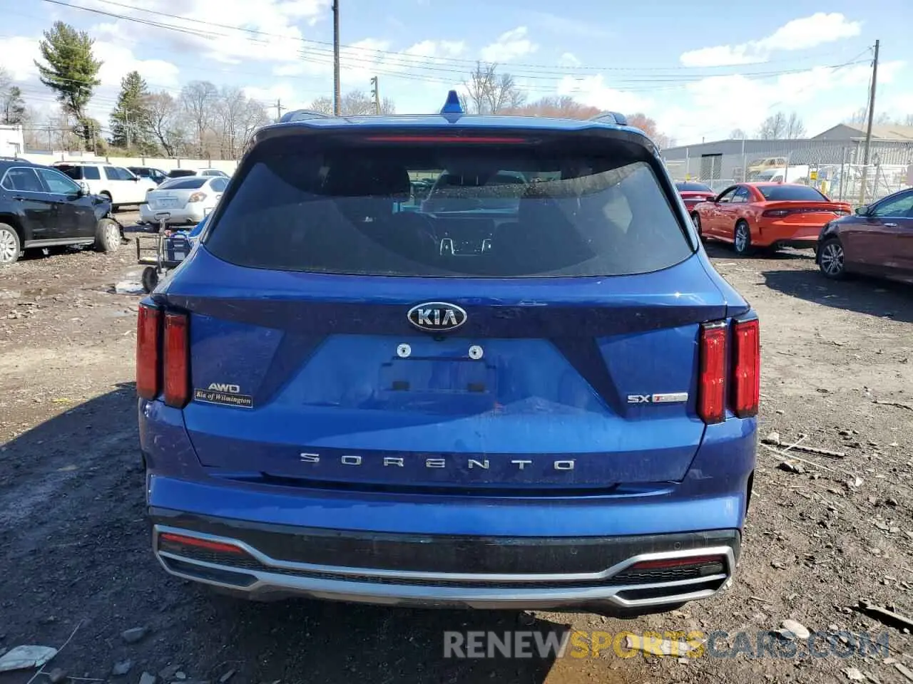 6 Photograph of a damaged car 5XYRKDLF2MG014720 KIA SORENTO 2021