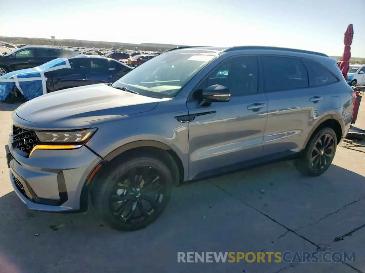 1 Photograph of a damaged car 5XYRKDLF3MG009719 KIA SORENTO 2021