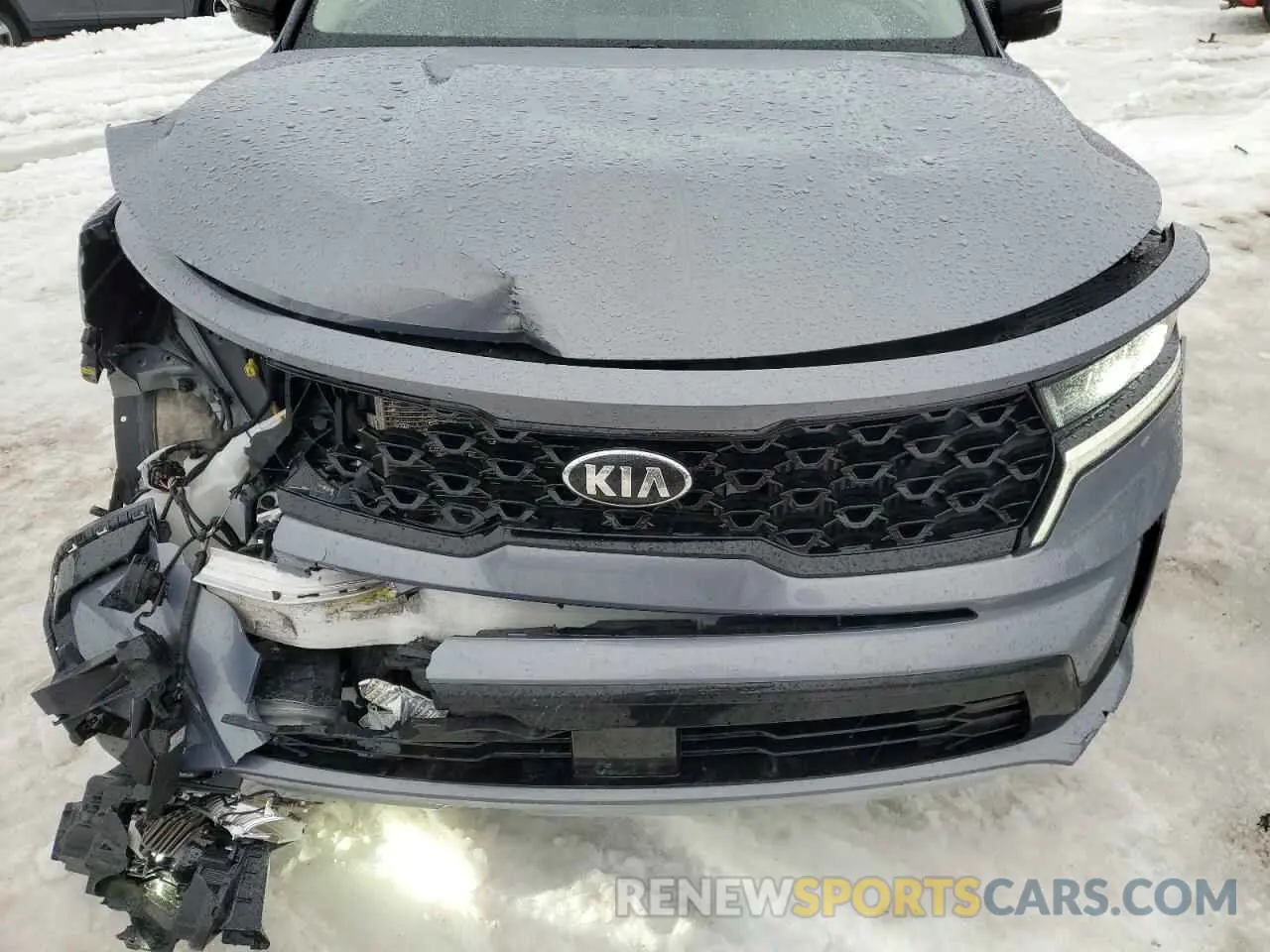 12 Photograph of a damaged car 5XYRKDLF3MG045264 KIA SORENTO 2021