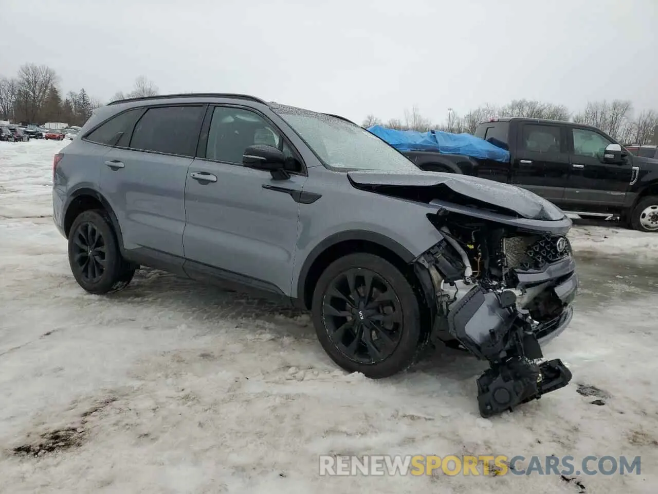4 Photograph of a damaged car 5XYRKDLF3MG045264 KIA SORENTO 2021