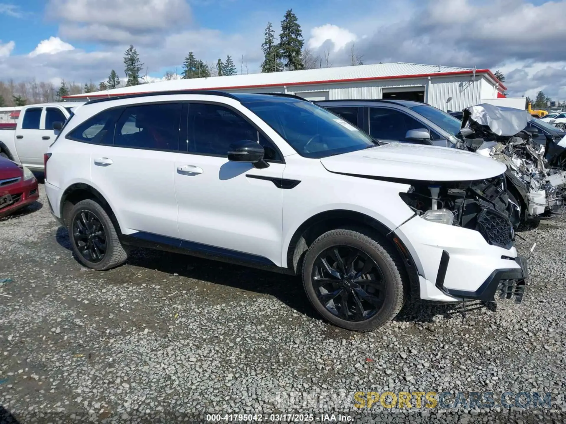 14 Photograph of a damaged car 5XYRKDLF5MG042916 KIA SORENTO 2021