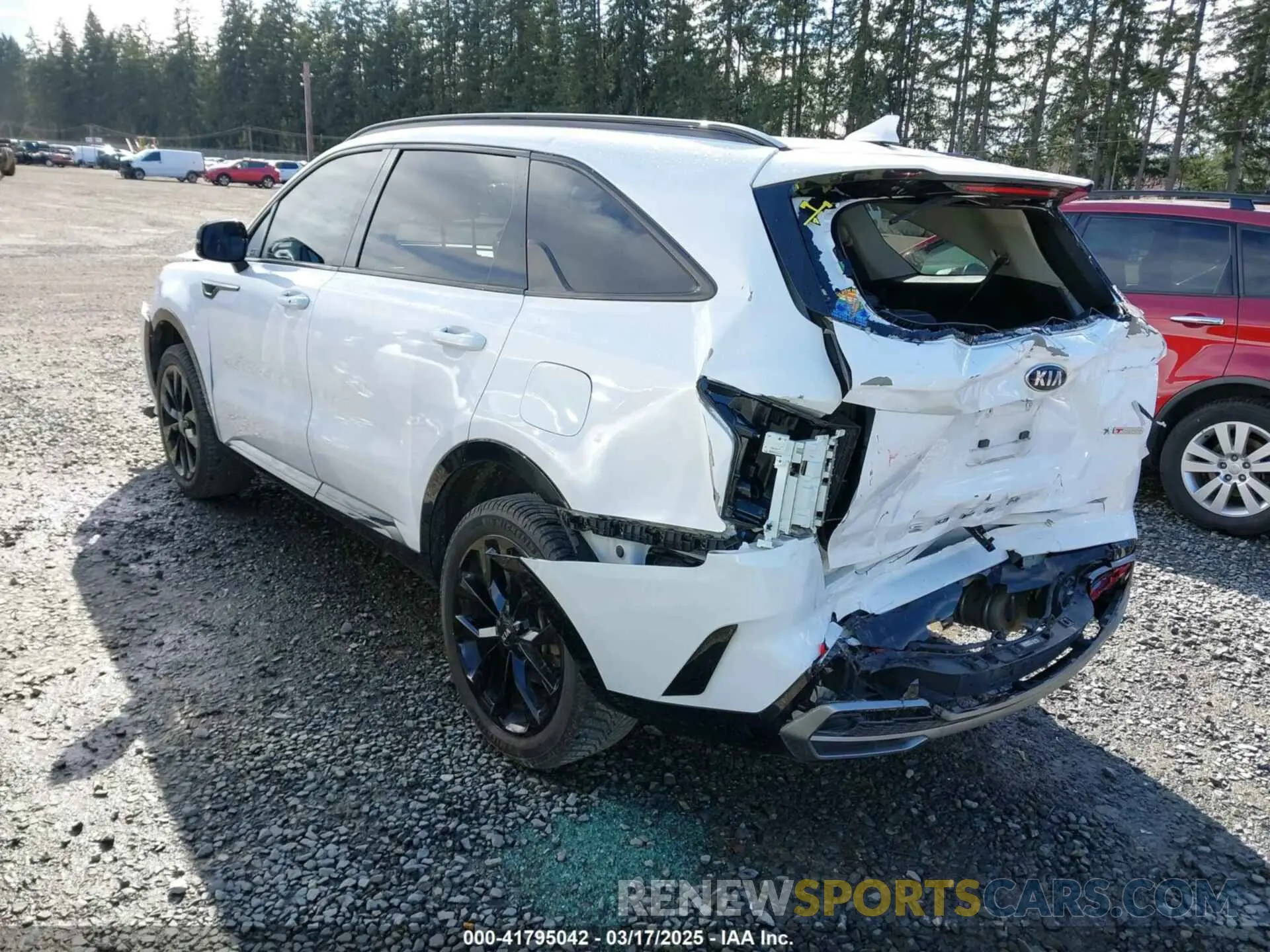 3 Photograph of a damaged car 5XYRKDLF5MG042916 KIA SORENTO 2021