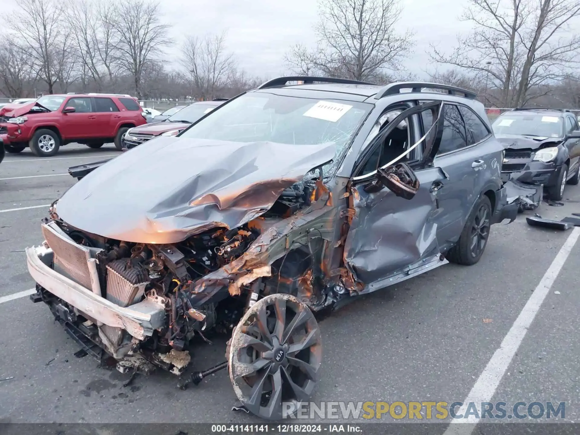 6 Photograph of a damaged car 5XYRKDLF6MG042391 KIA SORENTO 2021