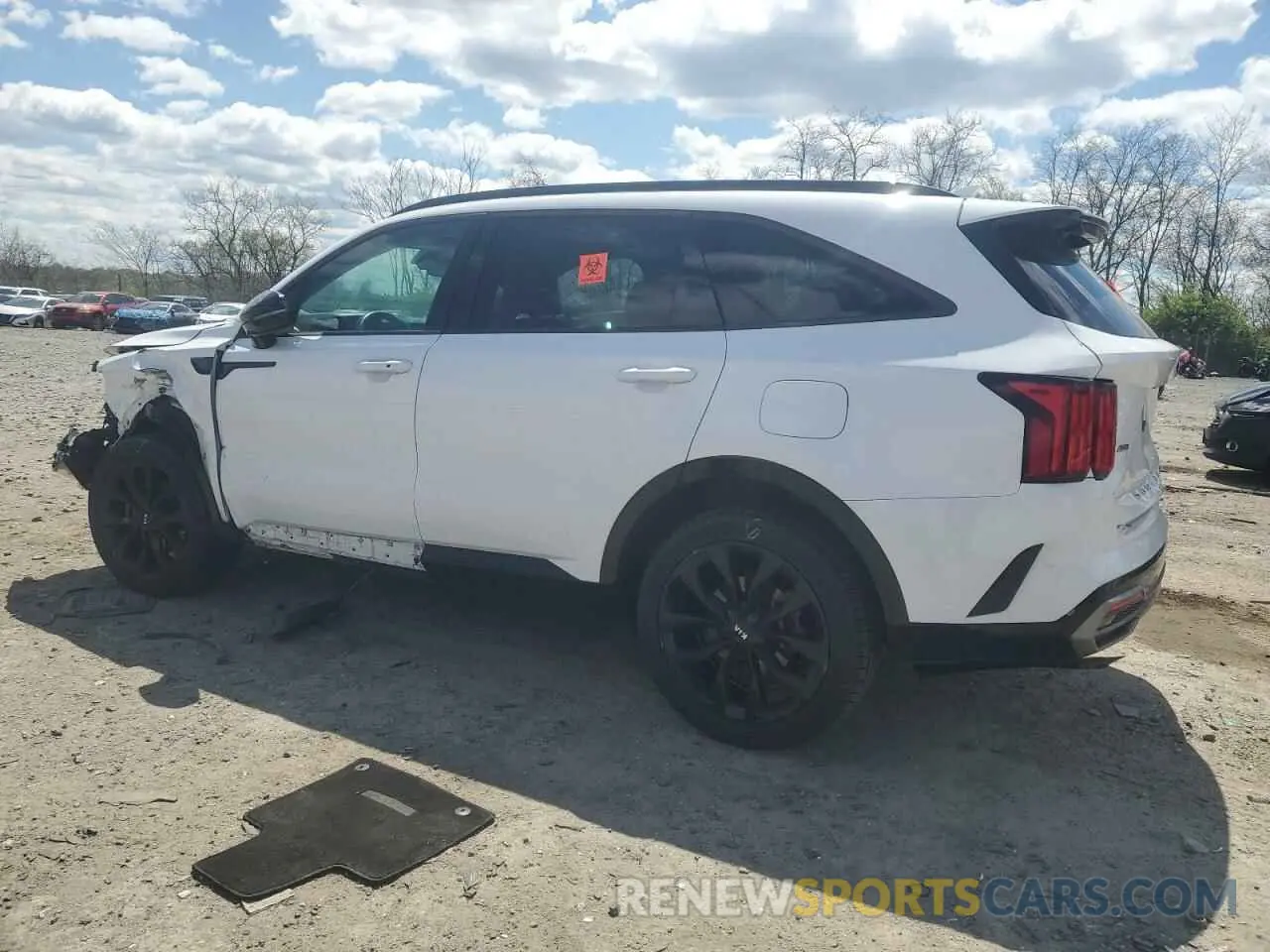2 Photograph of a damaged car 5XYRKDLF6MG049826 KIA SORENTO 2021