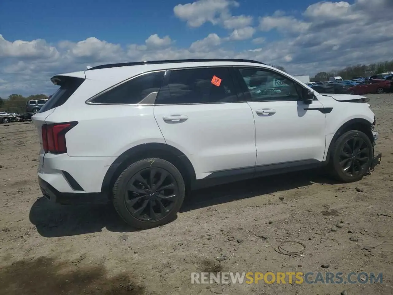 3 Photograph of a damaged car 5XYRKDLF6MG049826 KIA SORENTO 2021