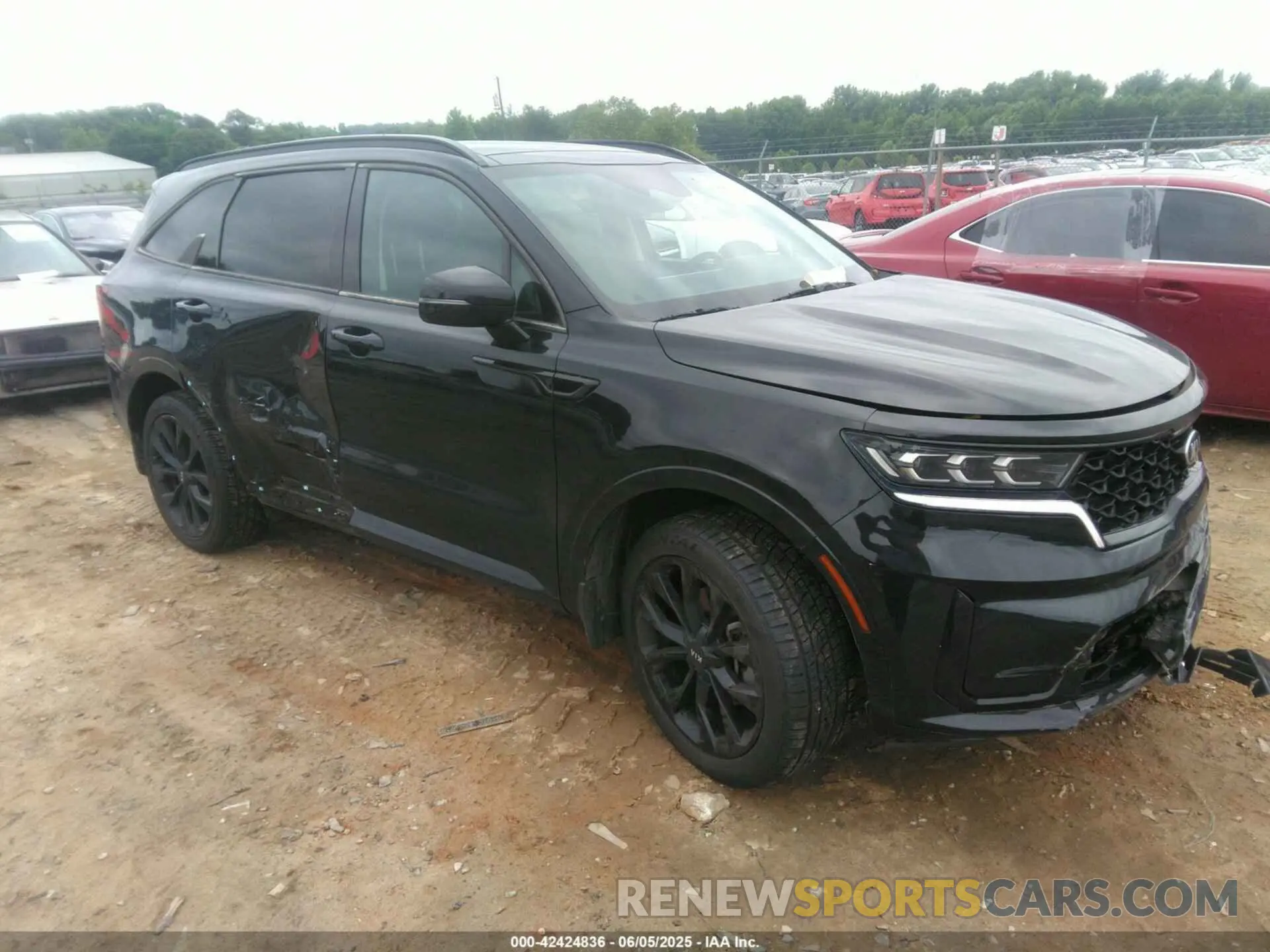 1 Photograph of a damaged car 5XYRKDLF8MG026547 KIA SORENTO 2021
