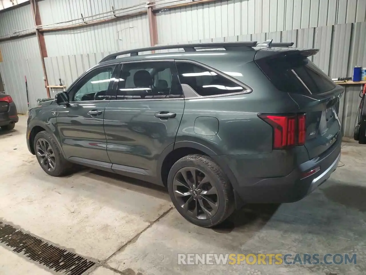 2 Photograph of a damaged car 5XYRKDLF8MG051710 KIA SORENTO 2021