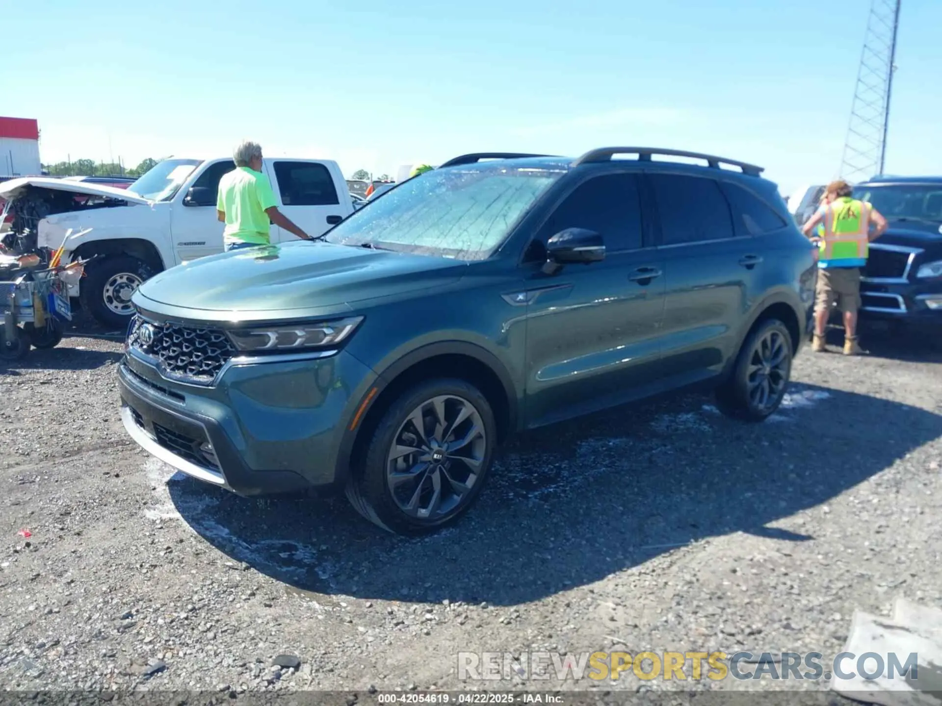 2 Photograph of a damaged car 5XYRKDLF9MG022684 KIA SORENTO 2021