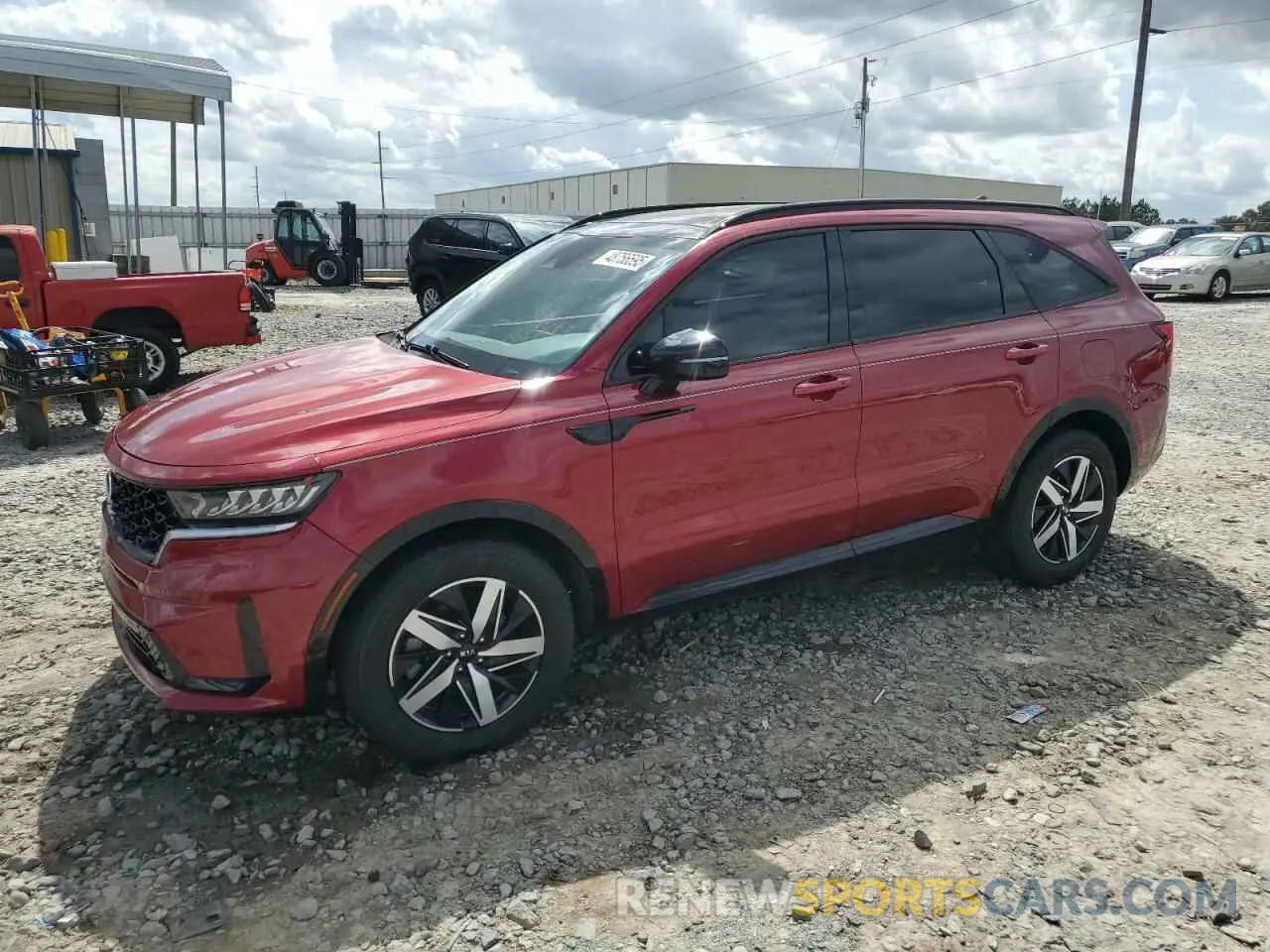 1 Photograph of a damaged car 5XYRL4LC1MG002528 KIA SORENTO 2021