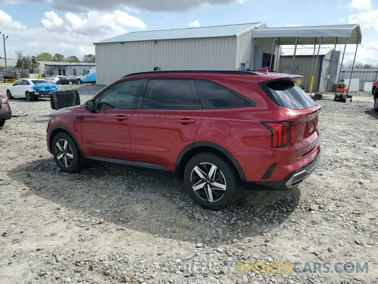 2 Photograph of a damaged car 5XYRL4LC1MG002528 KIA SORENTO 2021