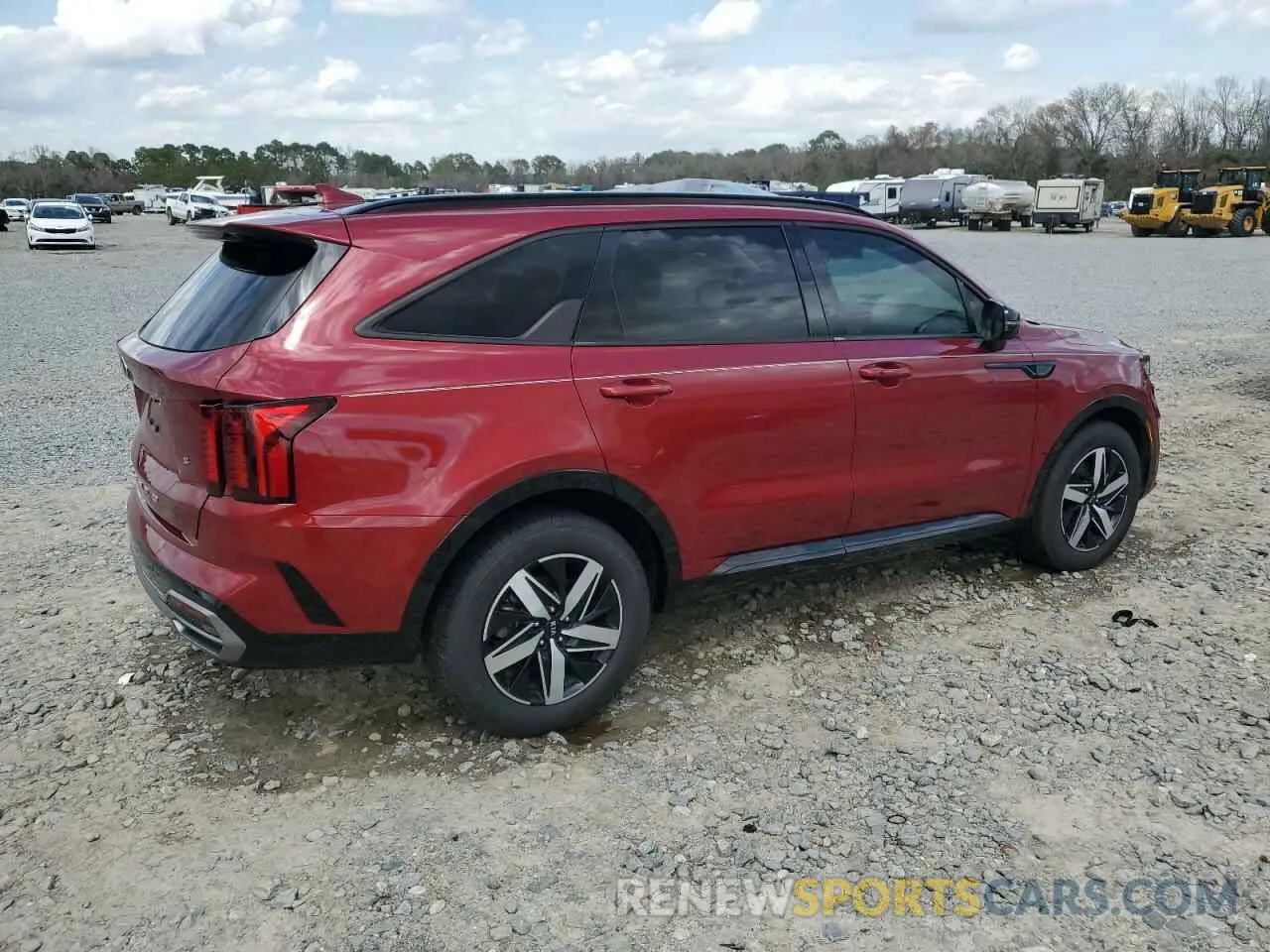 3 Photograph of a damaged car 5XYRL4LC1MG002528 KIA SORENTO 2021