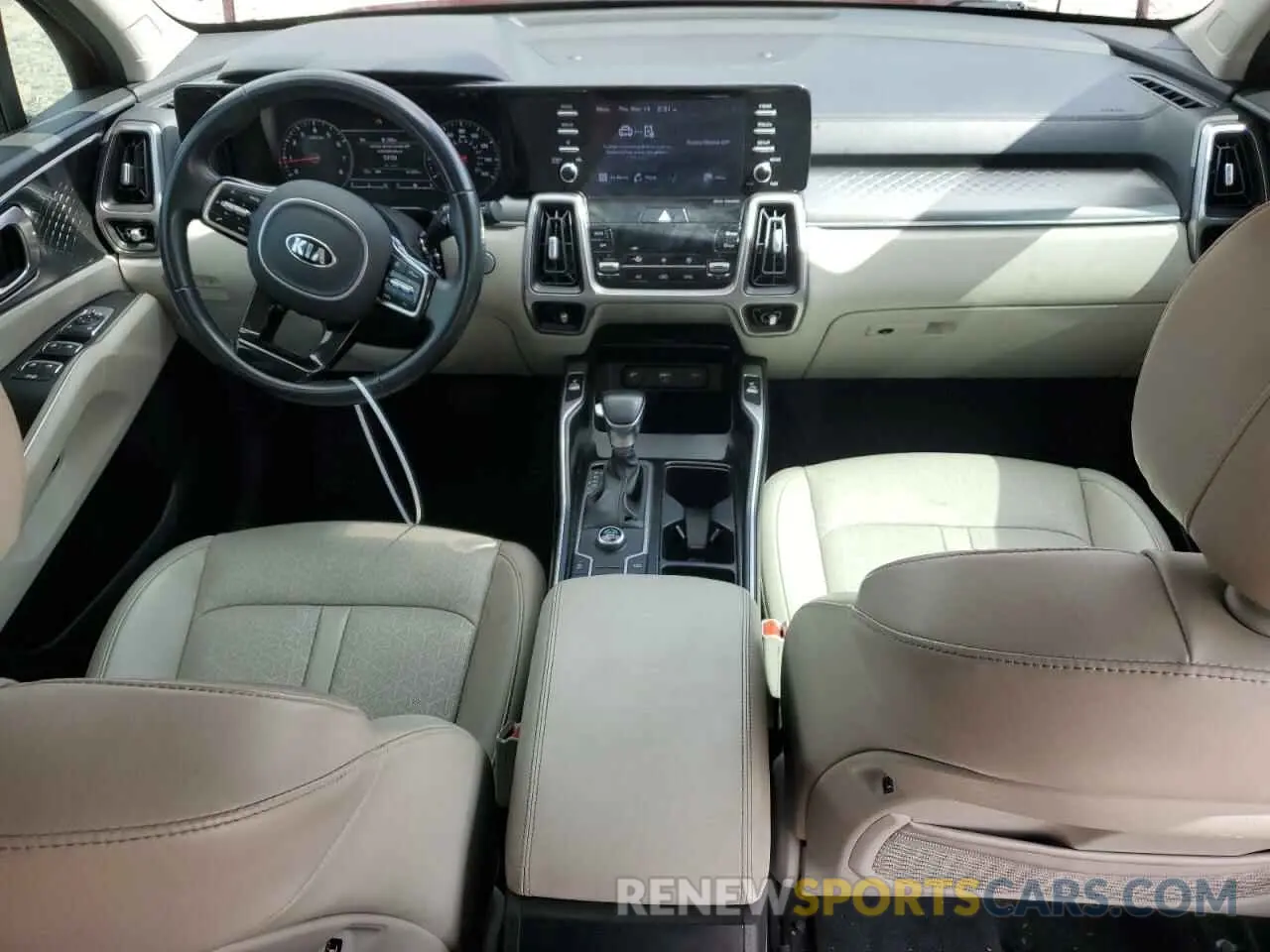 8 Photograph of a damaged car 5XYRL4LC1MG002528 KIA SORENTO 2021