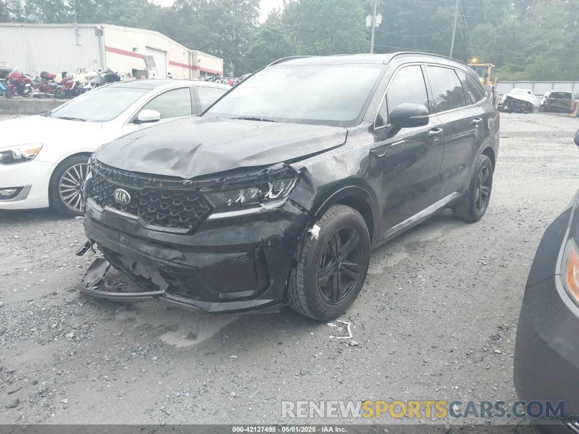 2 Photograph of a damaged car 5XYRL4LC1MG046335 KIA SORENTO 2021