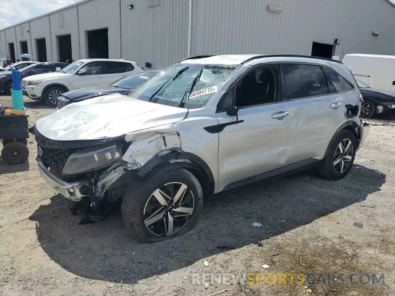 1 Photograph of a damaged car 5XYRL4LC1MG060557 KIA SORENTO 2021