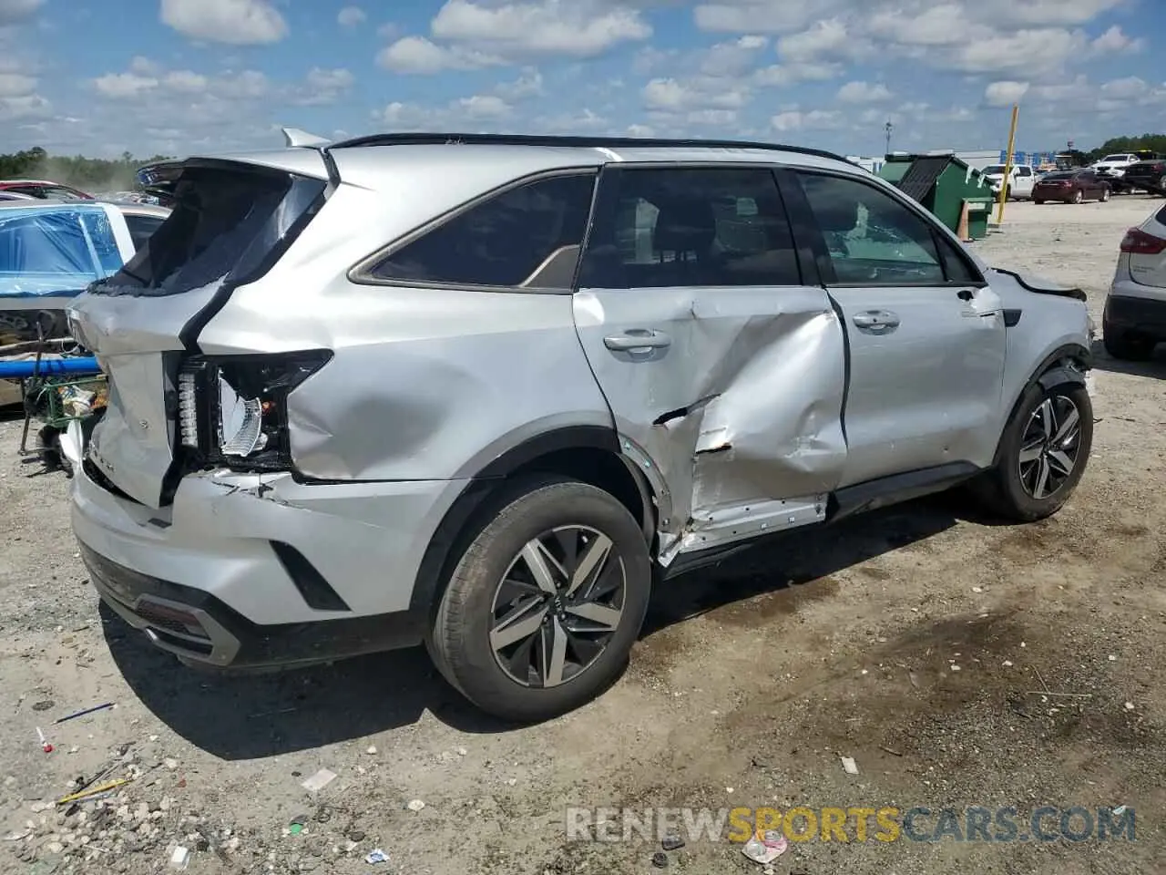 3 Photograph of a damaged car 5XYRL4LC1MG060557 KIA SORENTO 2021
