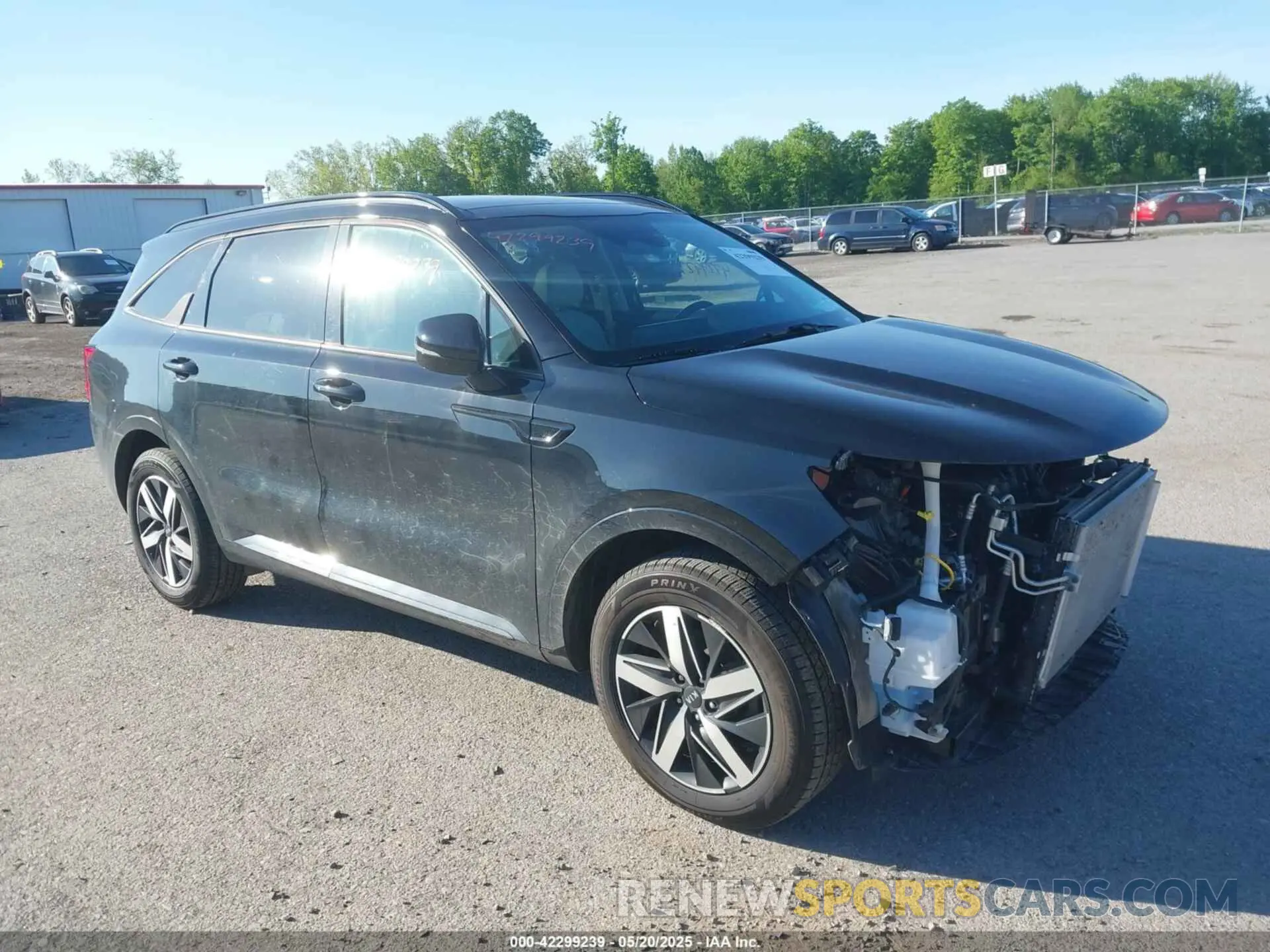 1 Photograph of a damaged car 5XYRL4LC1MG071493 KIA SORENTO 2021