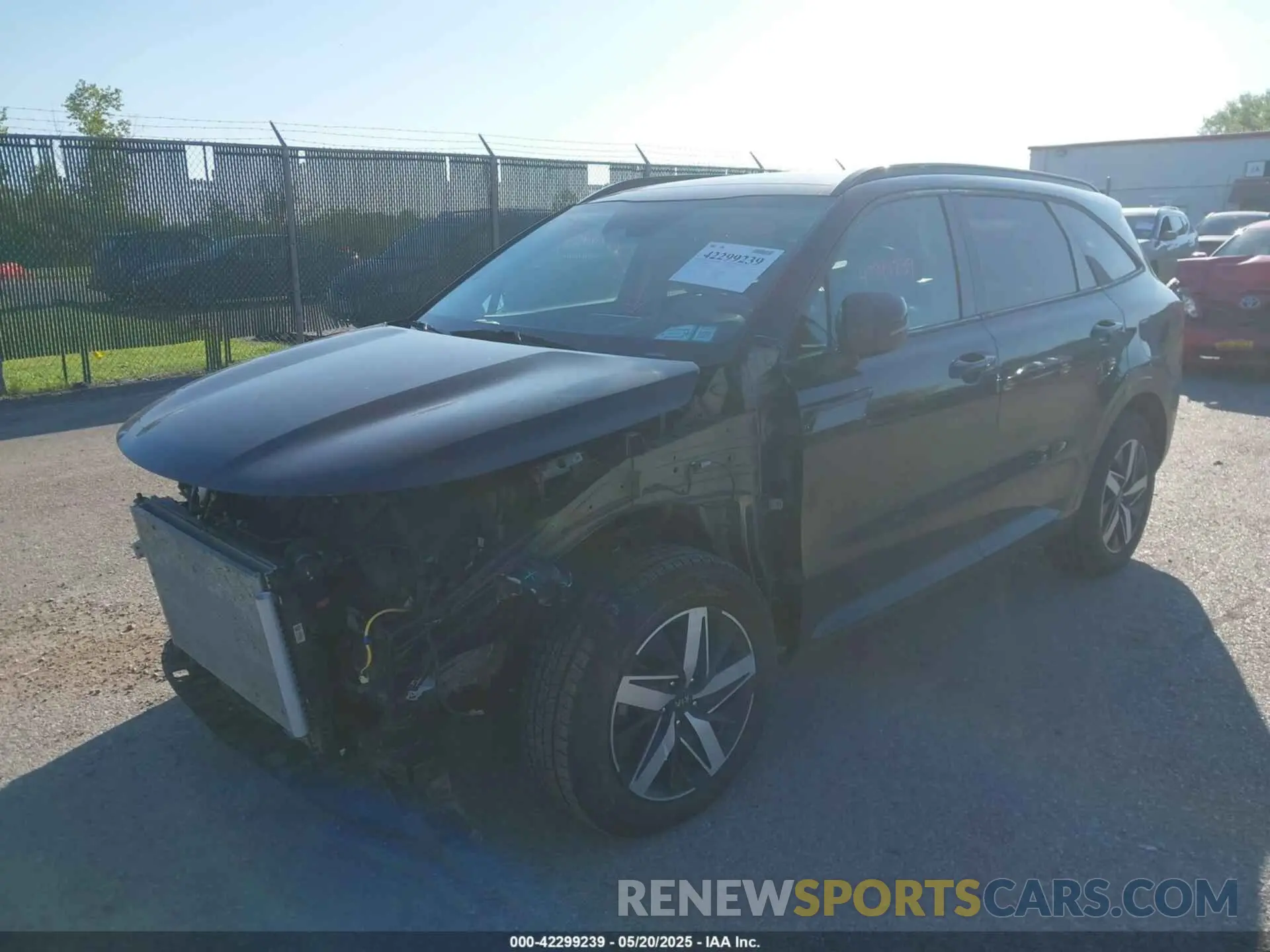2 Photograph of a damaged car 5XYRL4LC1MG071493 KIA SORENTO 2021