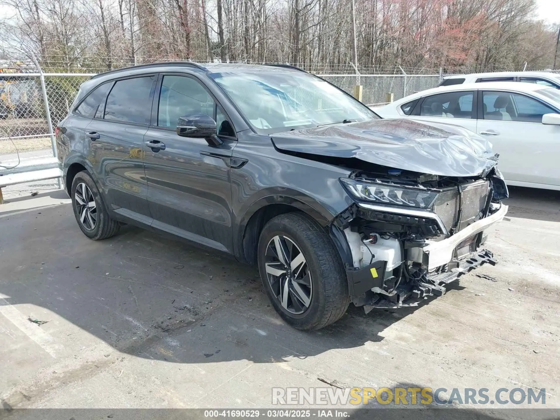 1 Photograph of a damaged car 5XYRL4LC3MG008296 KIA SORENTO 2021