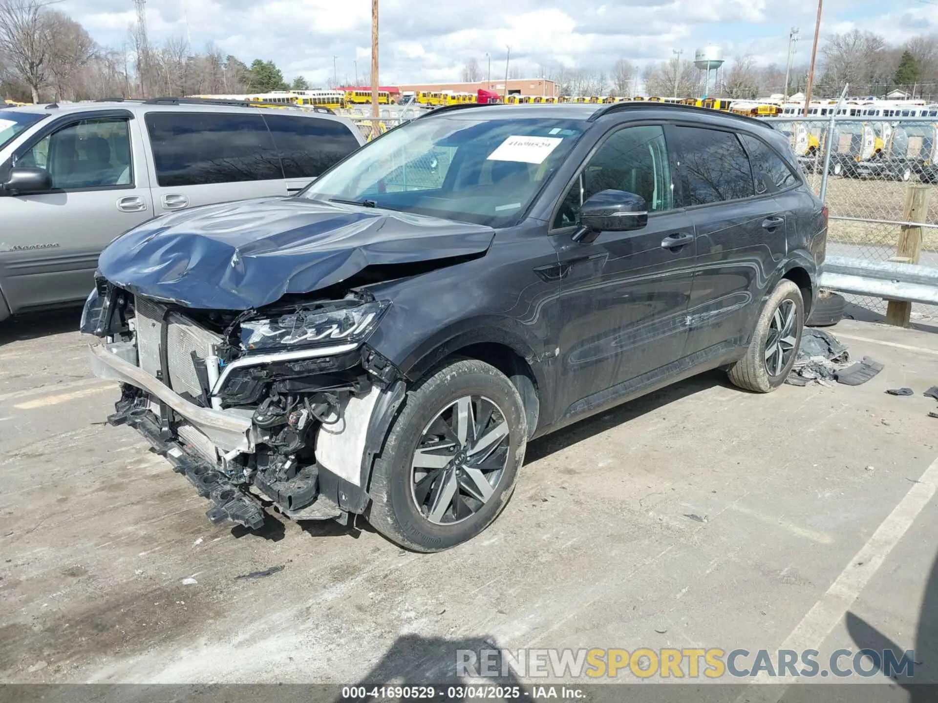2 Photograph of a damaged car 5XYRL4LC3MG008296 KIA SORENTO 2021