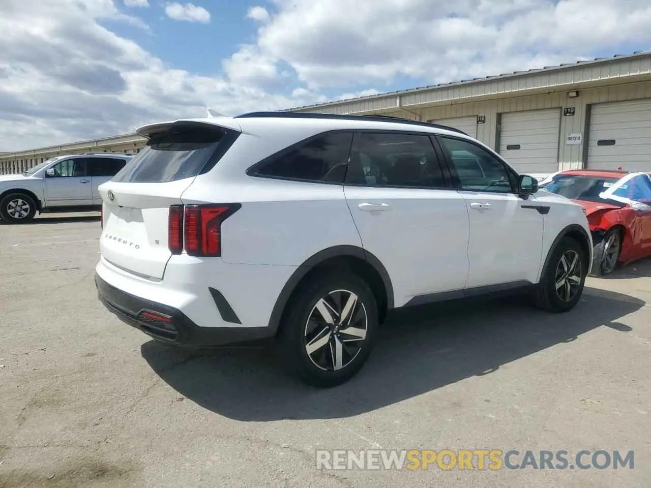 3 Photograph of a damaged car 5XYRL4LC3MG008329 KIA SORENTO 2021