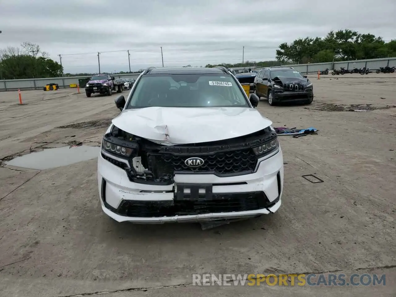 5 Photograph of a damaged car 5XYRL4LC4MG066708 KIA SORENTO 2021