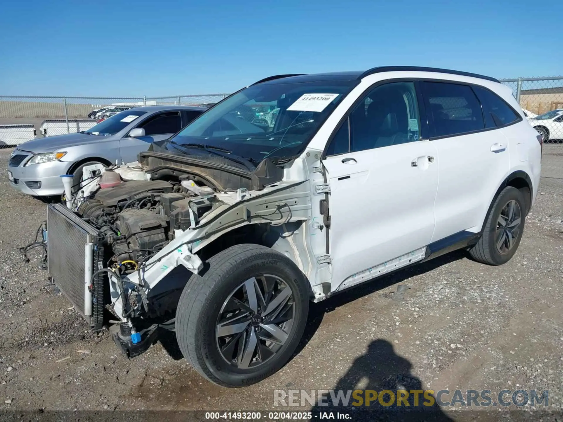 2 Photograph of a damaged car 5XYRL4LC6MG069576 KIA SORENTO 2021