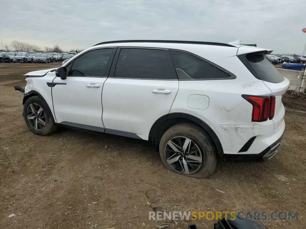 2 Photograph of a damaged car 5XYRL4LC7MG001125 KIA SORENTO 2021