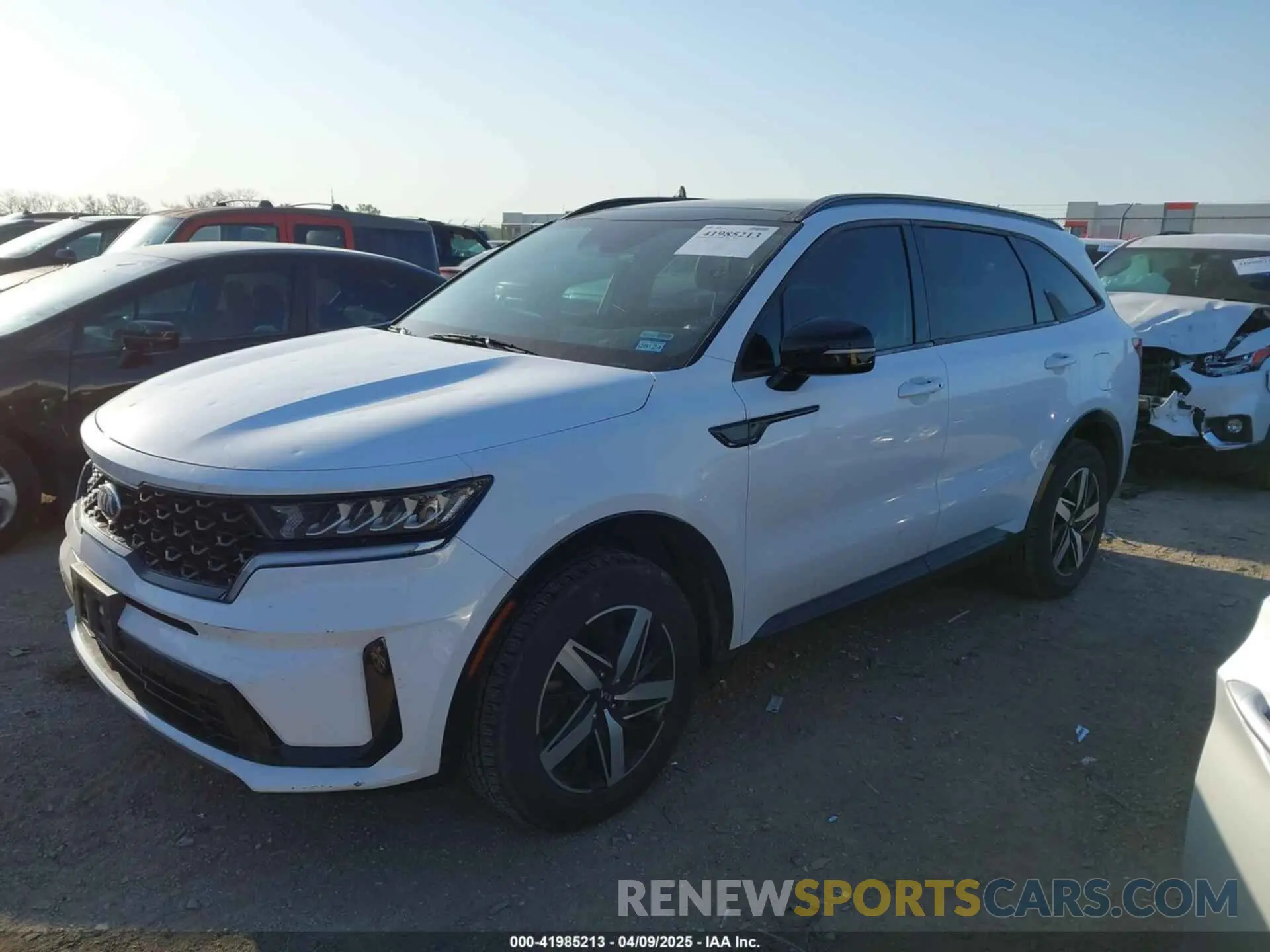 2 Photograph of a damaged car 5XYRL4LCXMG006027 KIA SORENTO 2021