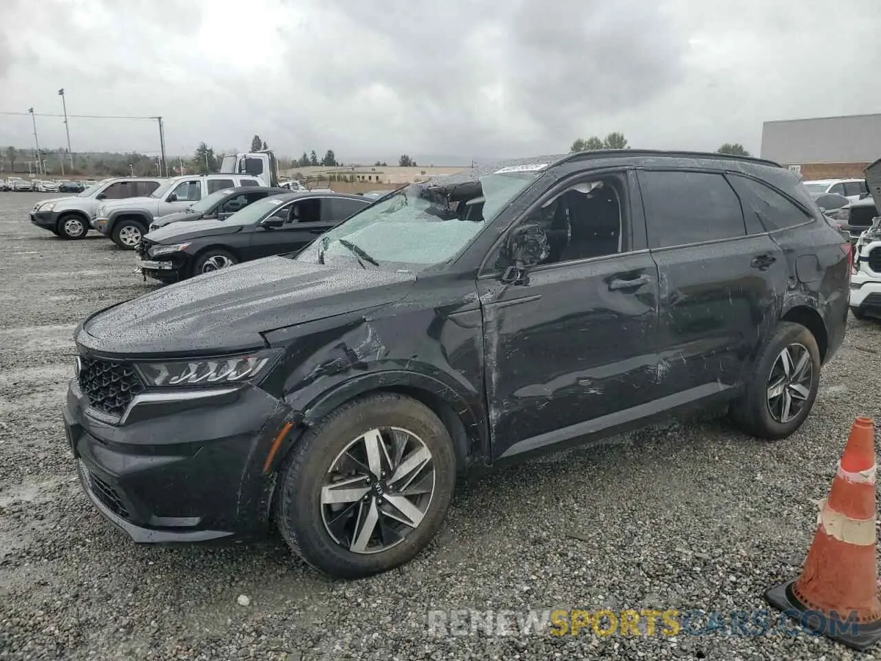 1 Photograph of a damaged car 5XYRL4LCXMG019800 KIA SORENTO 2021