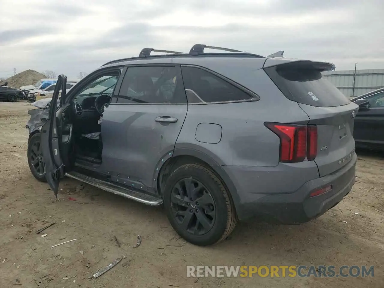 2 Photograph of a damaged car 5XYRLDLC5MG024113 KIA SORENTO 2021