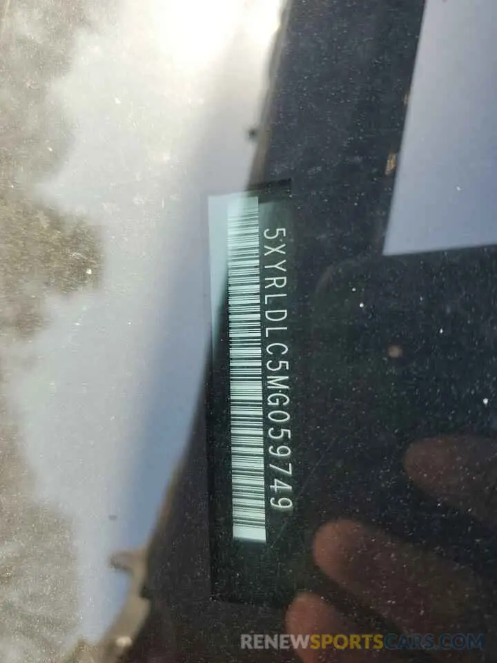 13 Photograph of a damaged car 5XYRLDLC5MG059749 KIA SORENTO 2021