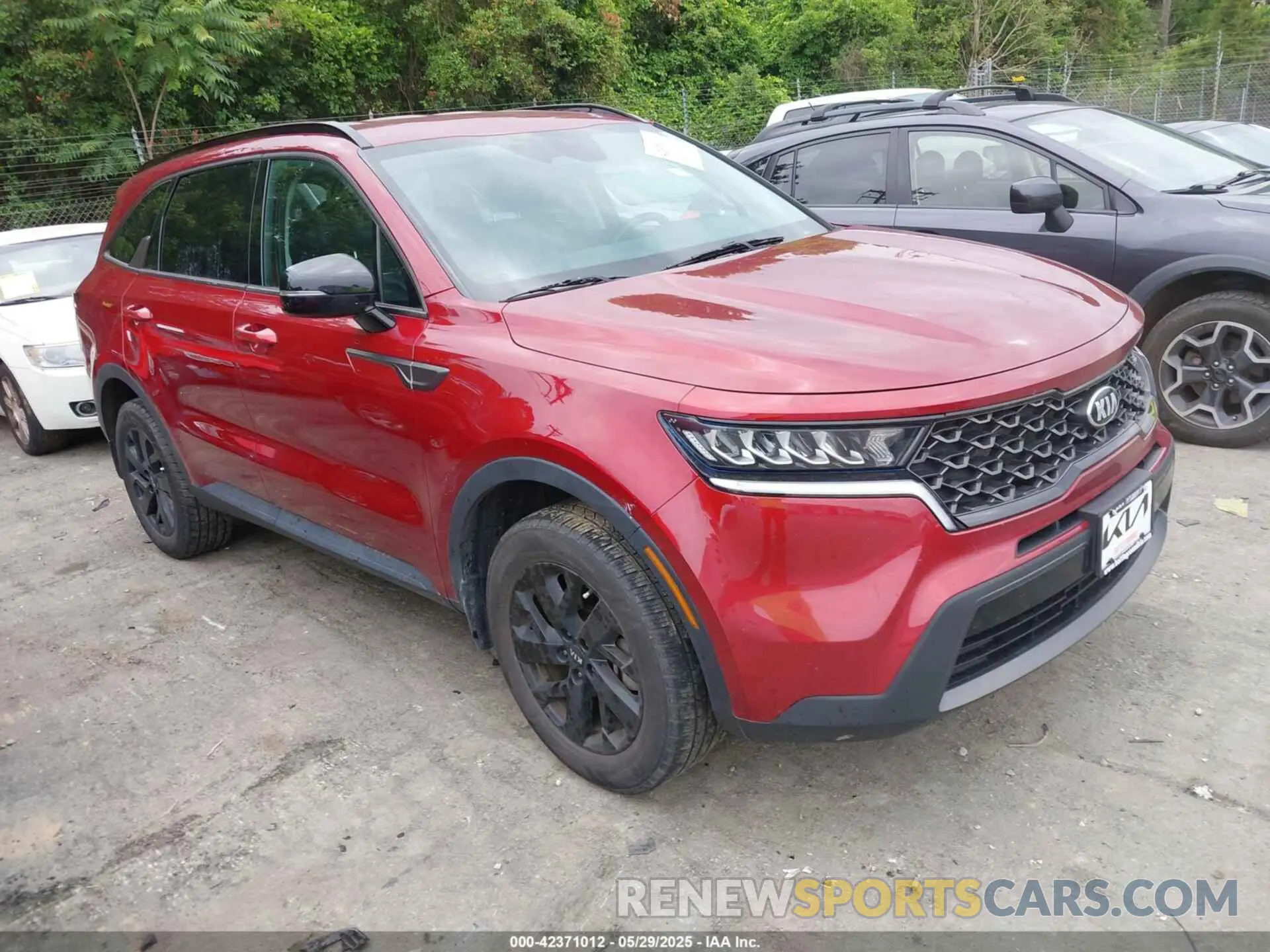 1 Photograph of a damaged car 5XYRLDLC7MG065018 KIA SORENTO 2021