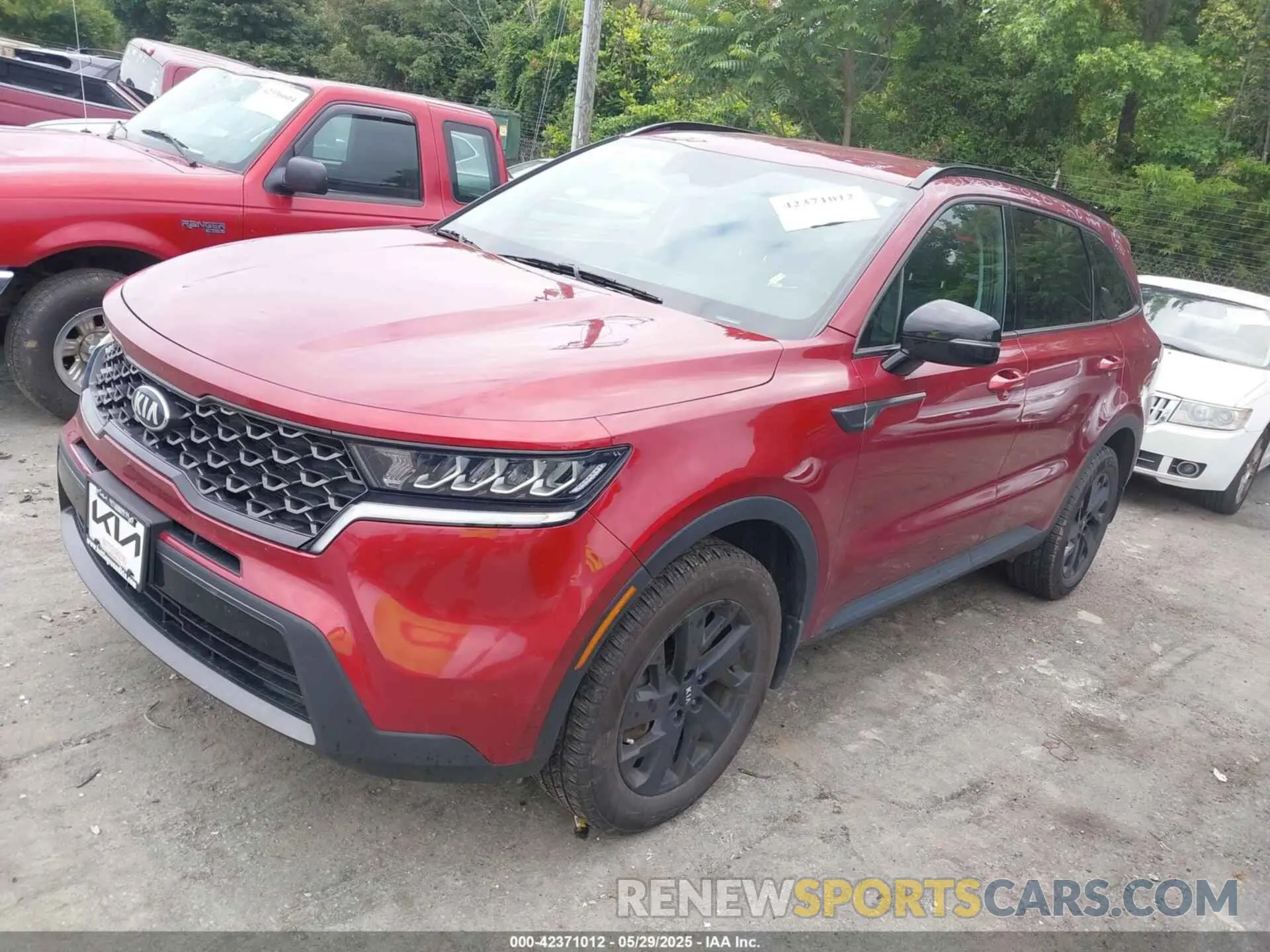 2 Photograph of a damaged car 5XYRLDLC7MG065018 KIA SORENTO 2021