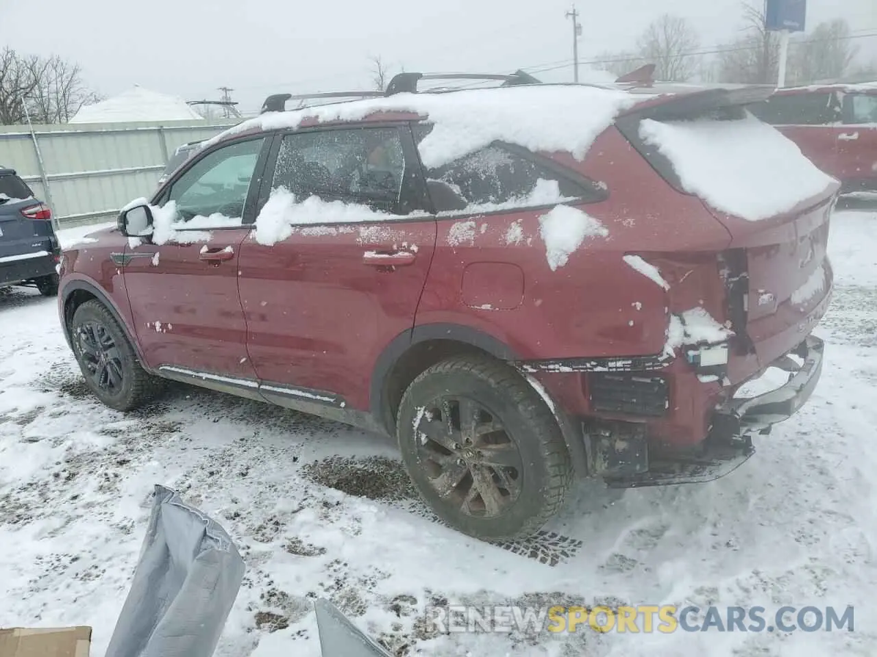 2 Photograph of a damaged car 5XYRLDLC7MG071658 KIA SORENTO 2021