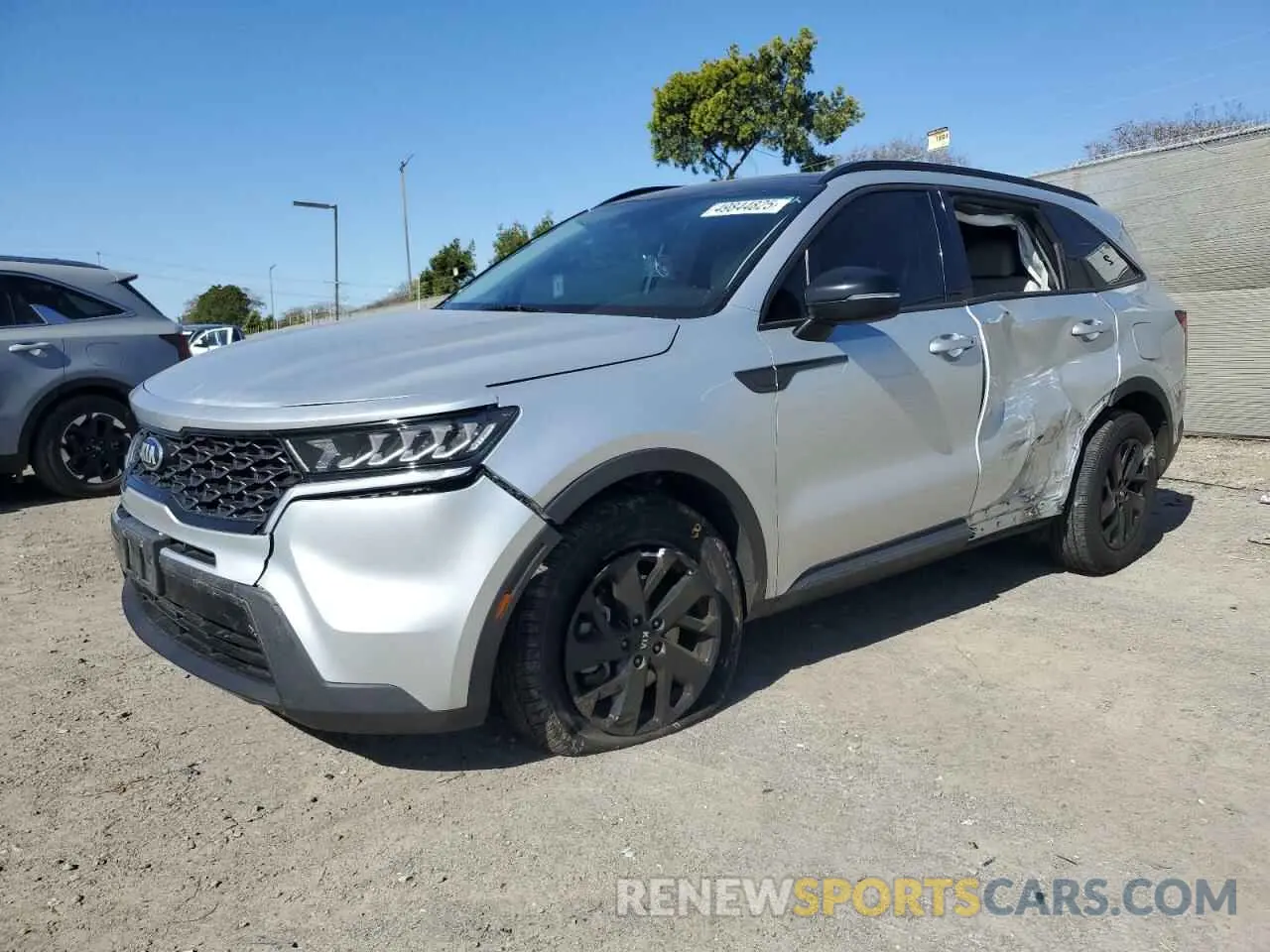 1 Photograph of a damaged car 5XYRLDLC8MG007922 KIA SORENTO 2021