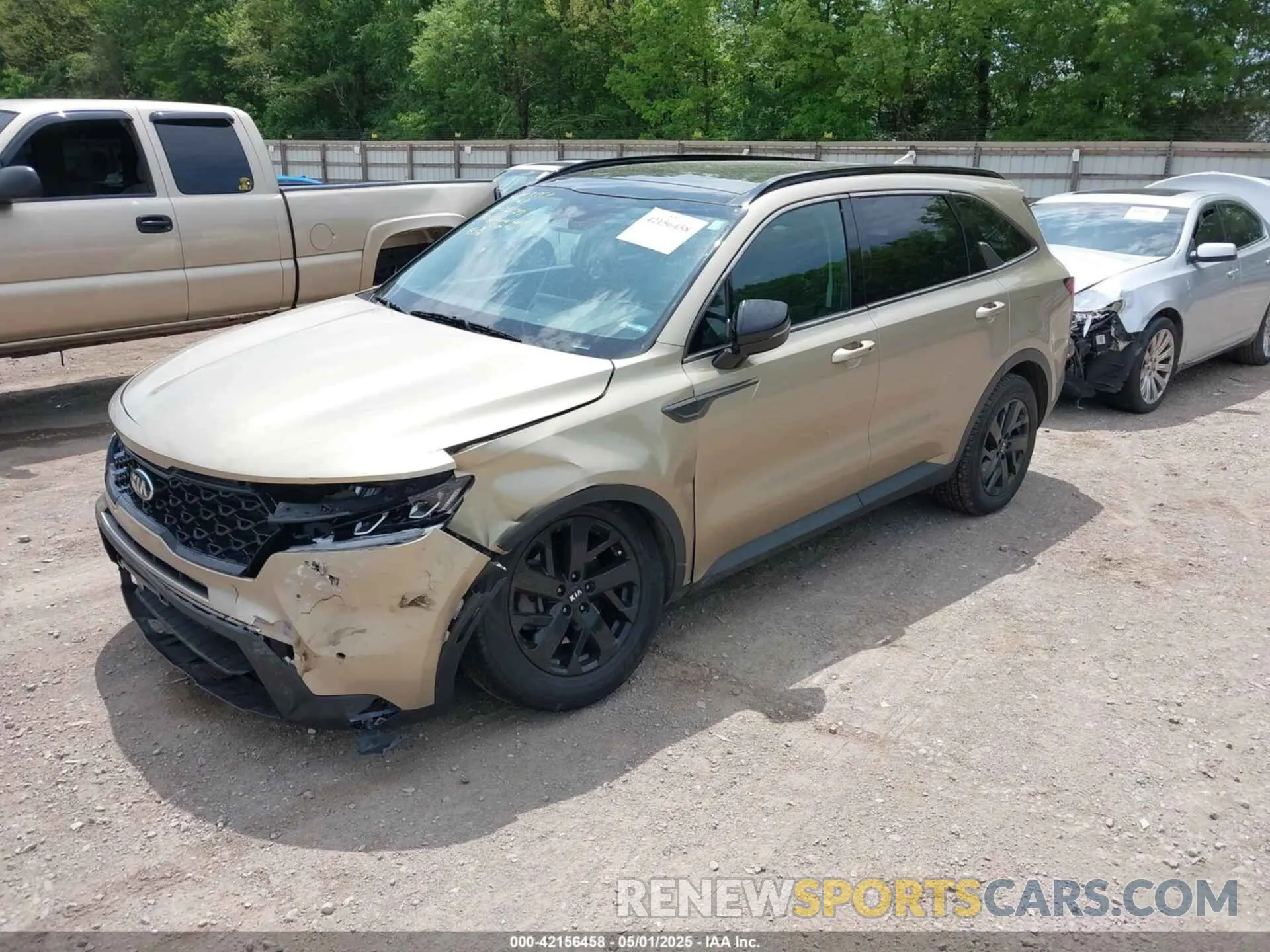2 Photograph of a damaged car 5XYRLDLC9MG038208 KIA SORENTO 2021