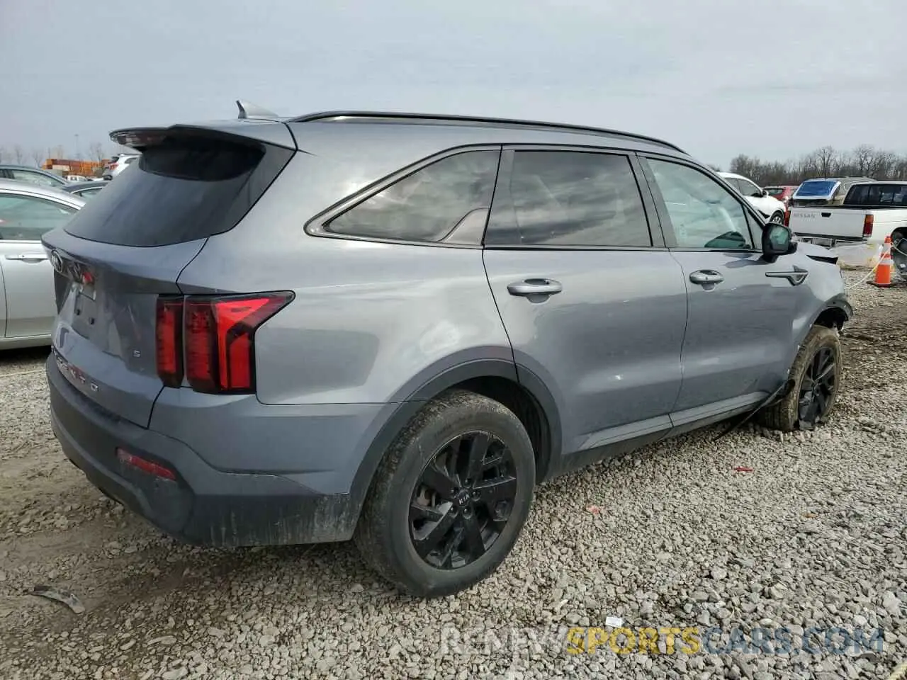 3 Photograph of a damaged car 5XYRLDLCXMG025838 KIA SORENTO 2021
