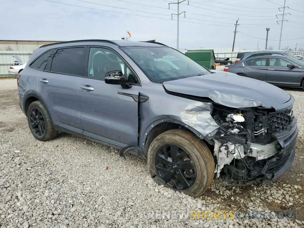 4 Photograph of a damaged car 5XYRLDLCXMG025838 KIA SORENTO 2021
