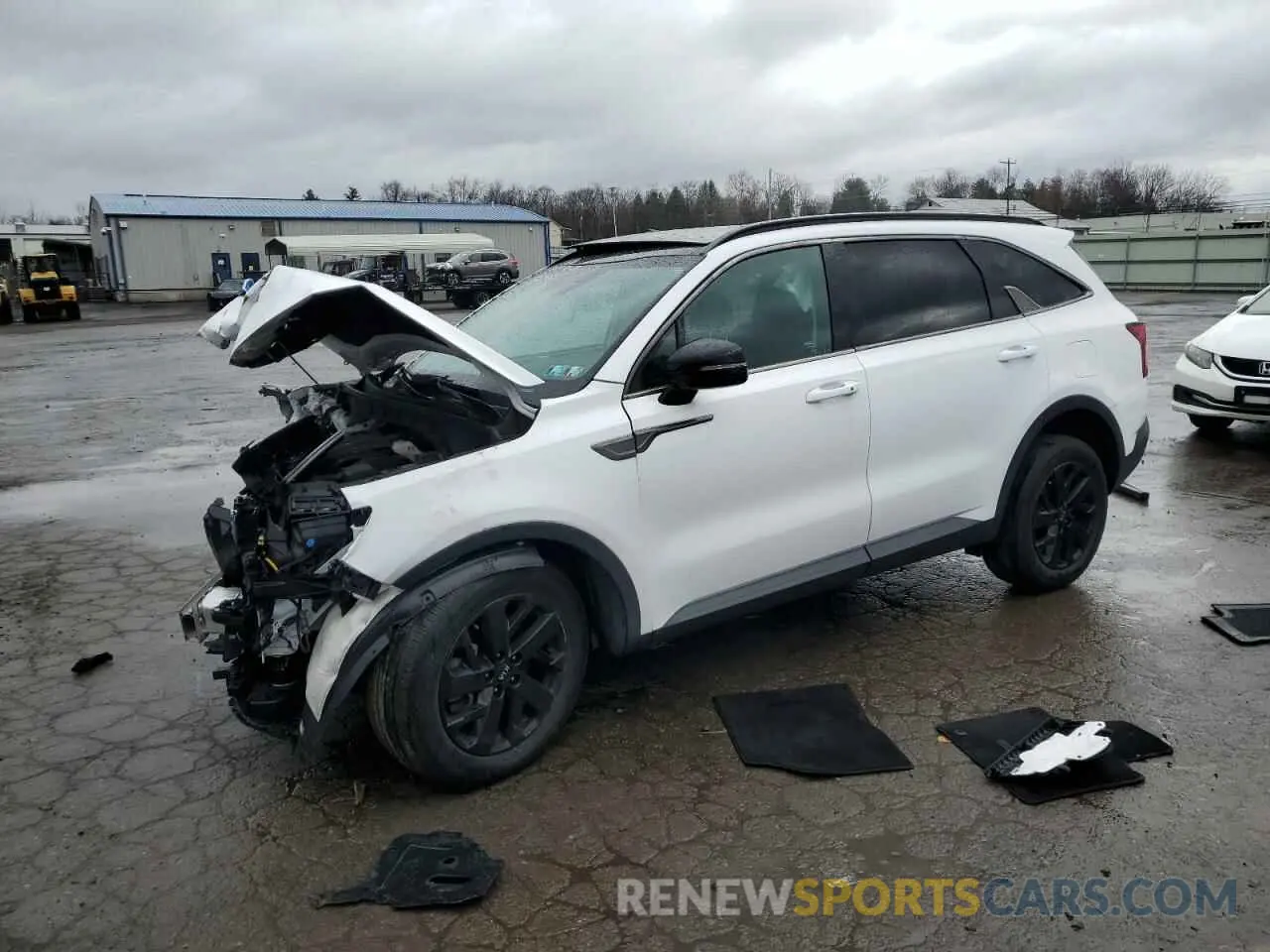 1 Photograph of a damaged car 5XYRLDLCXMG031560 KIA SORENTO 2021