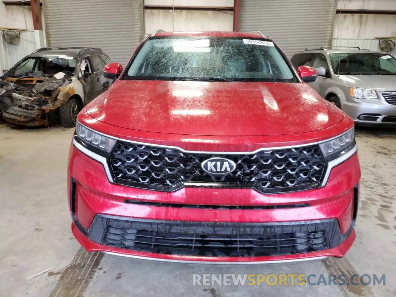 5 Photograph of a damaged car KNDRG4LG5M5036892 KIA SORENTO 2021
