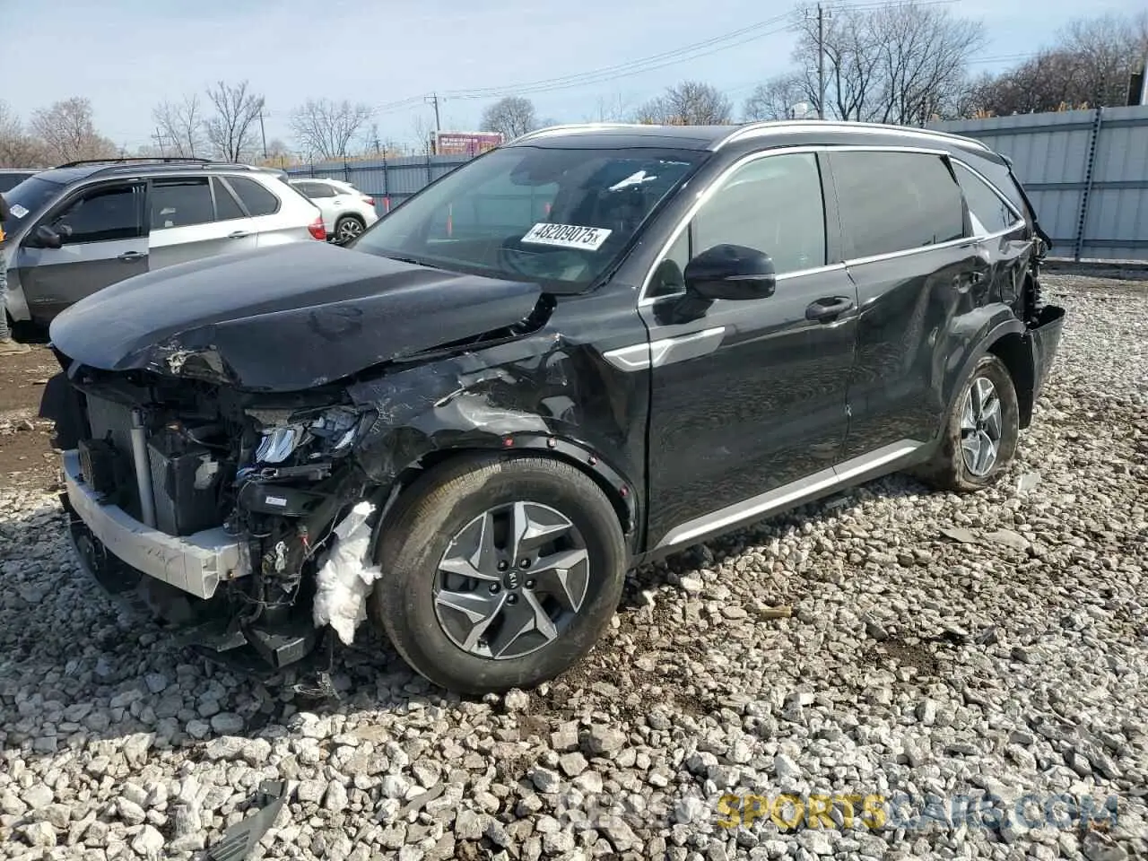 1 Photograph of a damaged car KNDRH4LG2M5033557 KIA SORENTO 2021