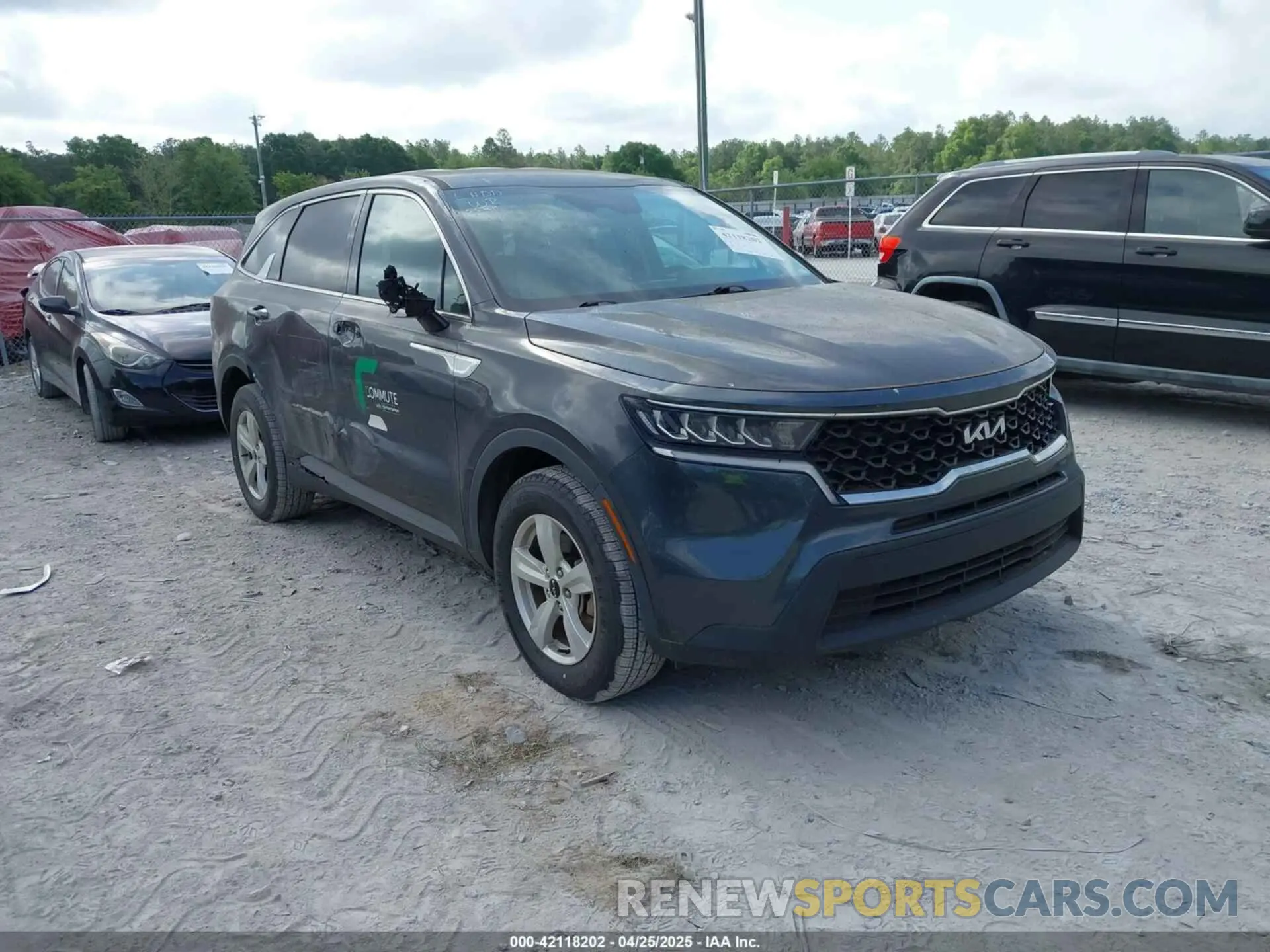 1 Photograph of a damaged car 5XYRG4LC0NG103985 KIA SORENTO 2022