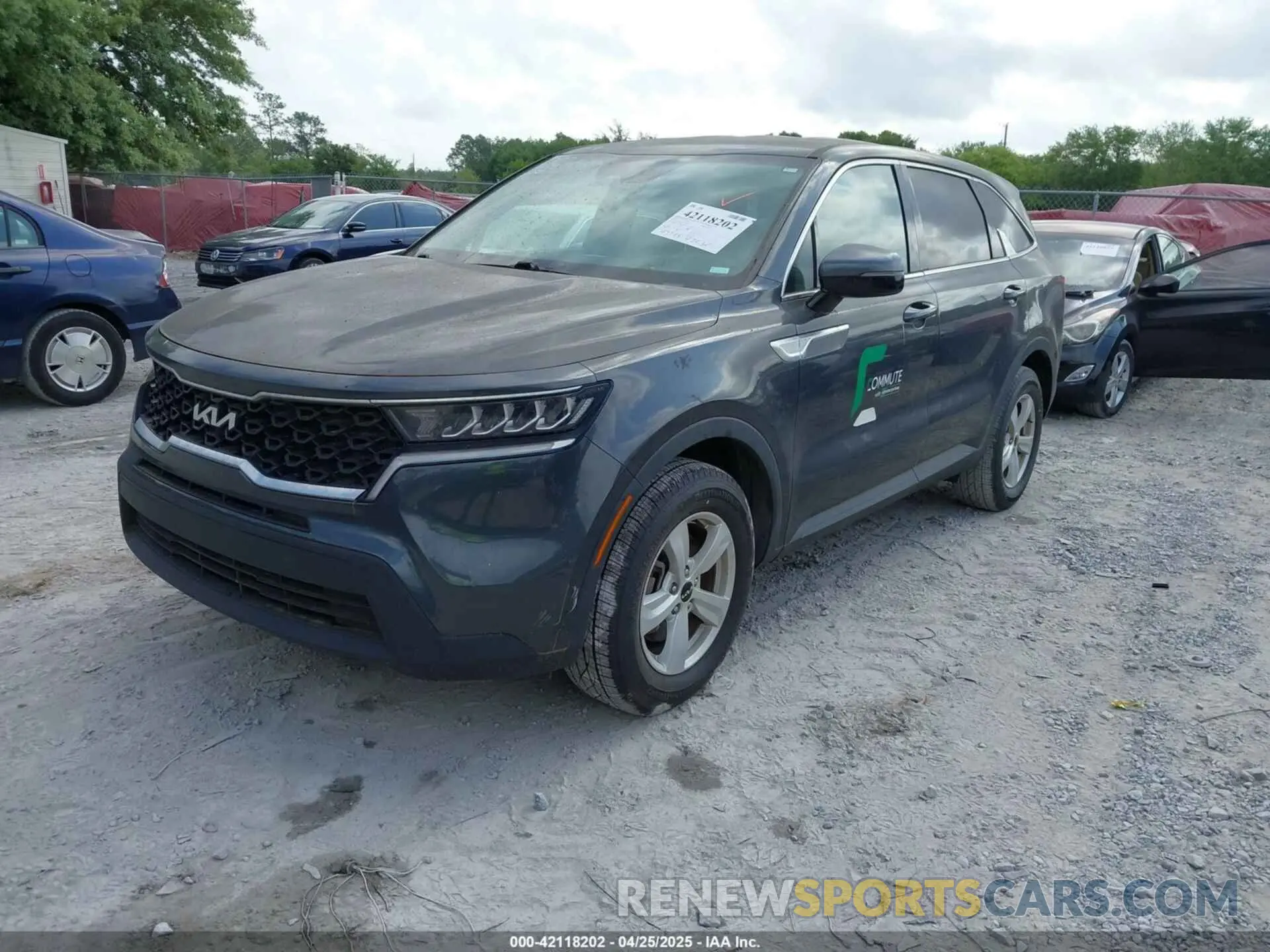 2 Photograph of a damaged car 5XYRG4LC0NG103985 KIA SORENTO 2022